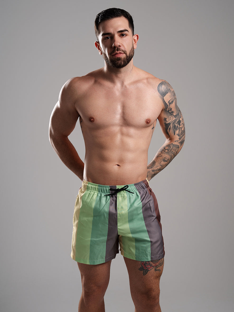 Pistachio Swim Shorts