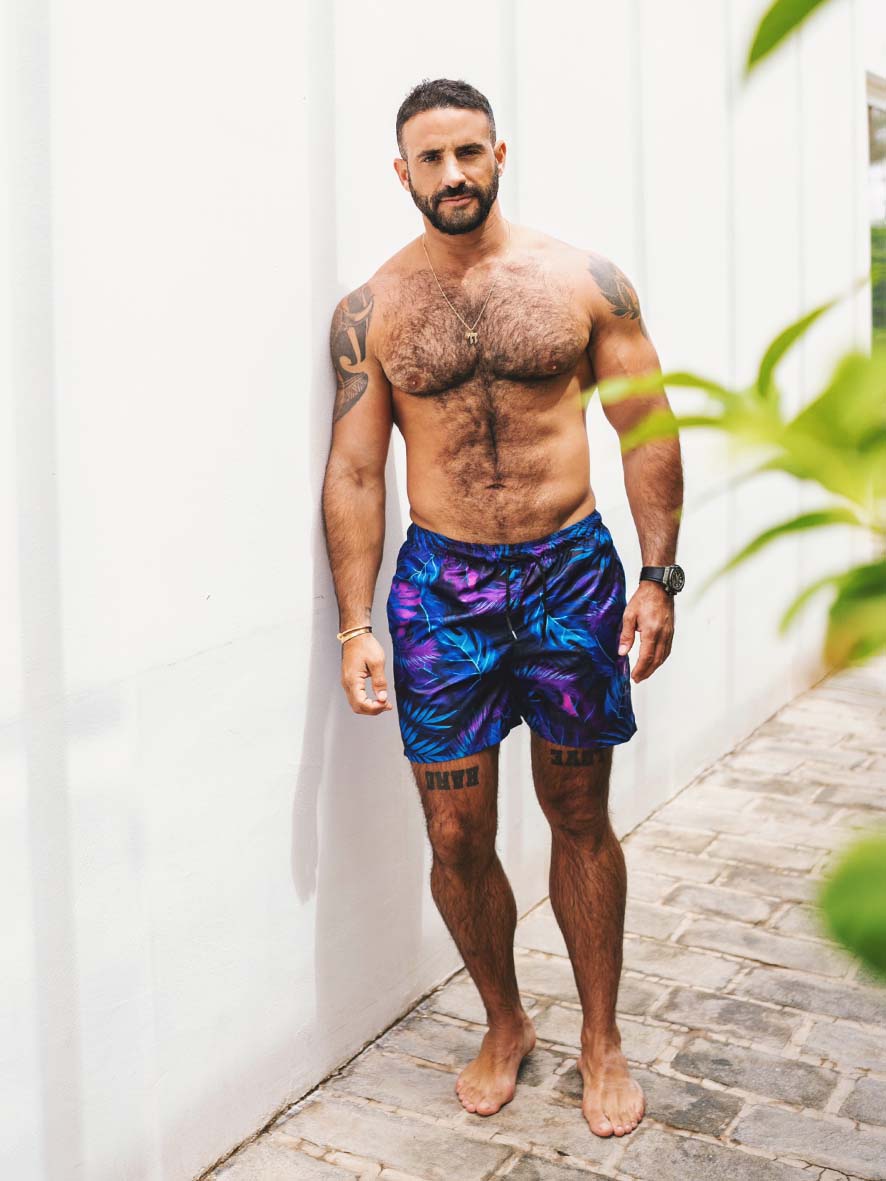 Neon Jungle Swim Shorts