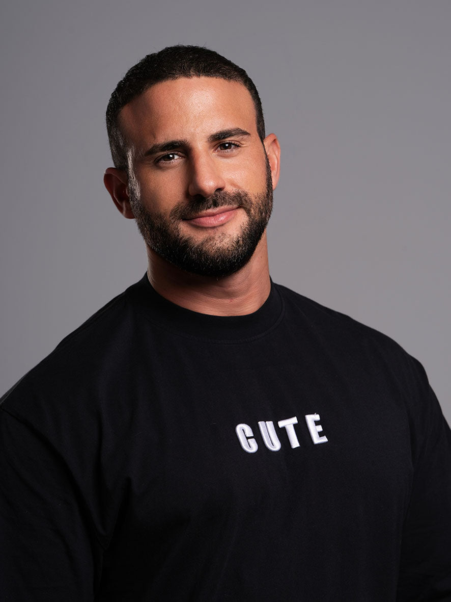Cute Oversize Black T-Shirt