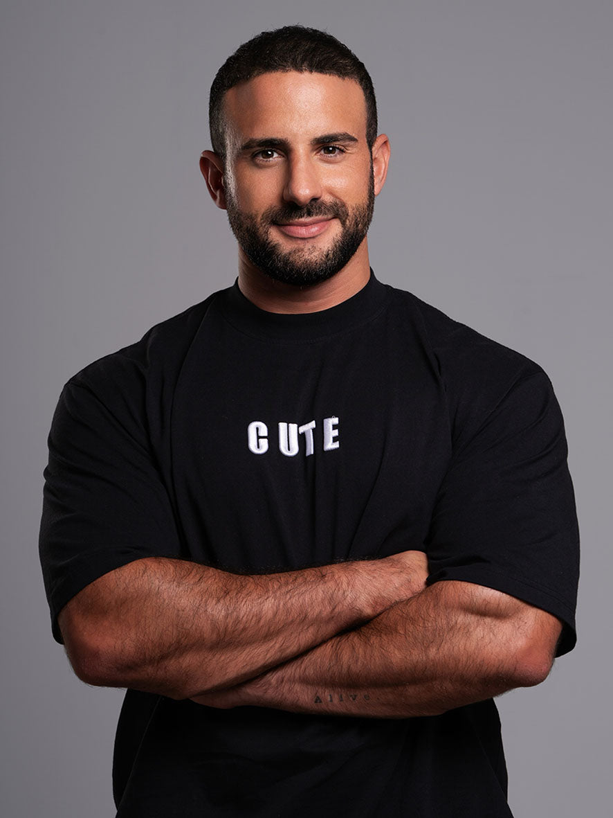 Cute Oversize Black T-Shirt