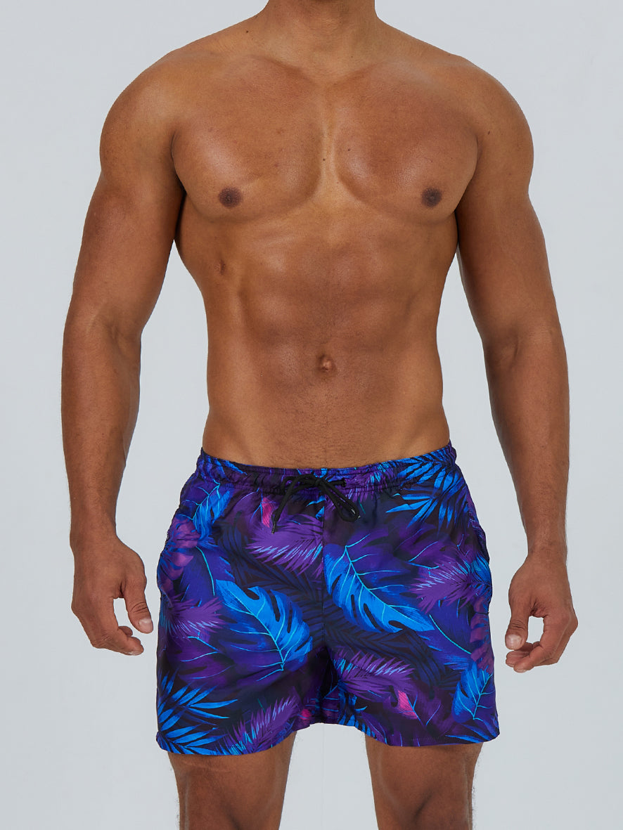 Neon Jungle Swim Shorts