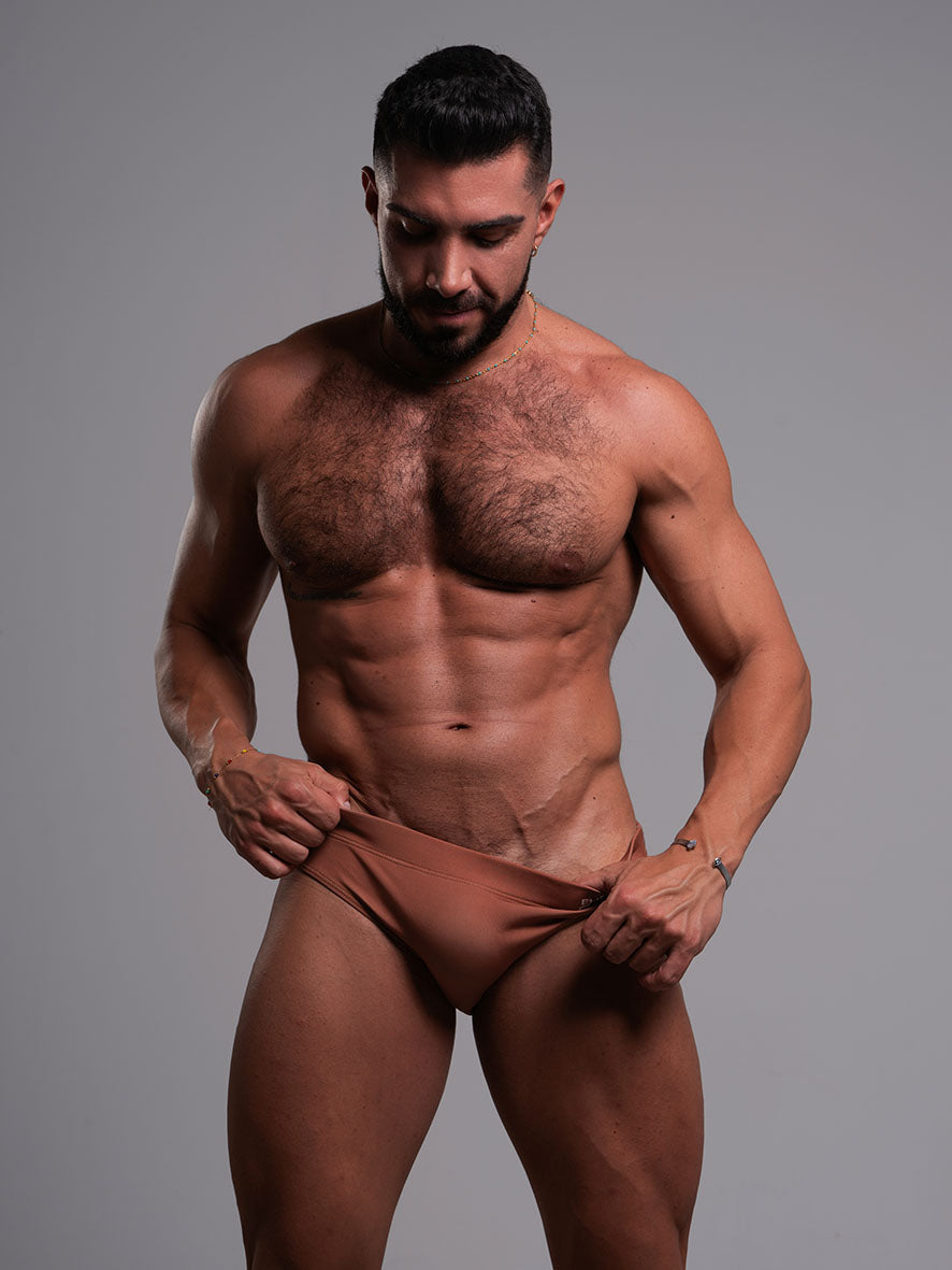 Chocolate Opal Swim Brief
