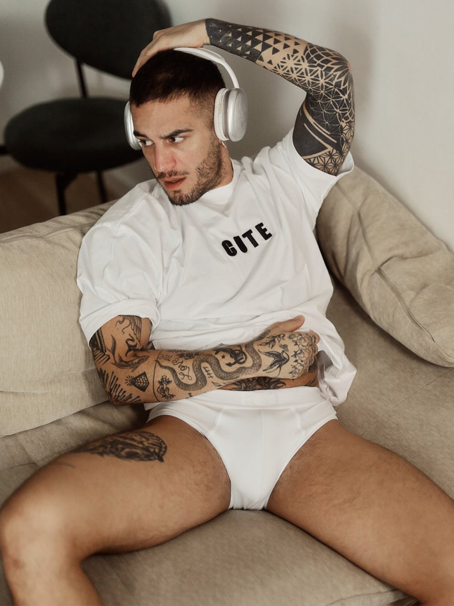 Cute Oversize White T-Shirt