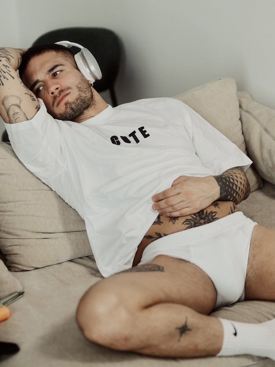 Cute Oversize White T-Shirt