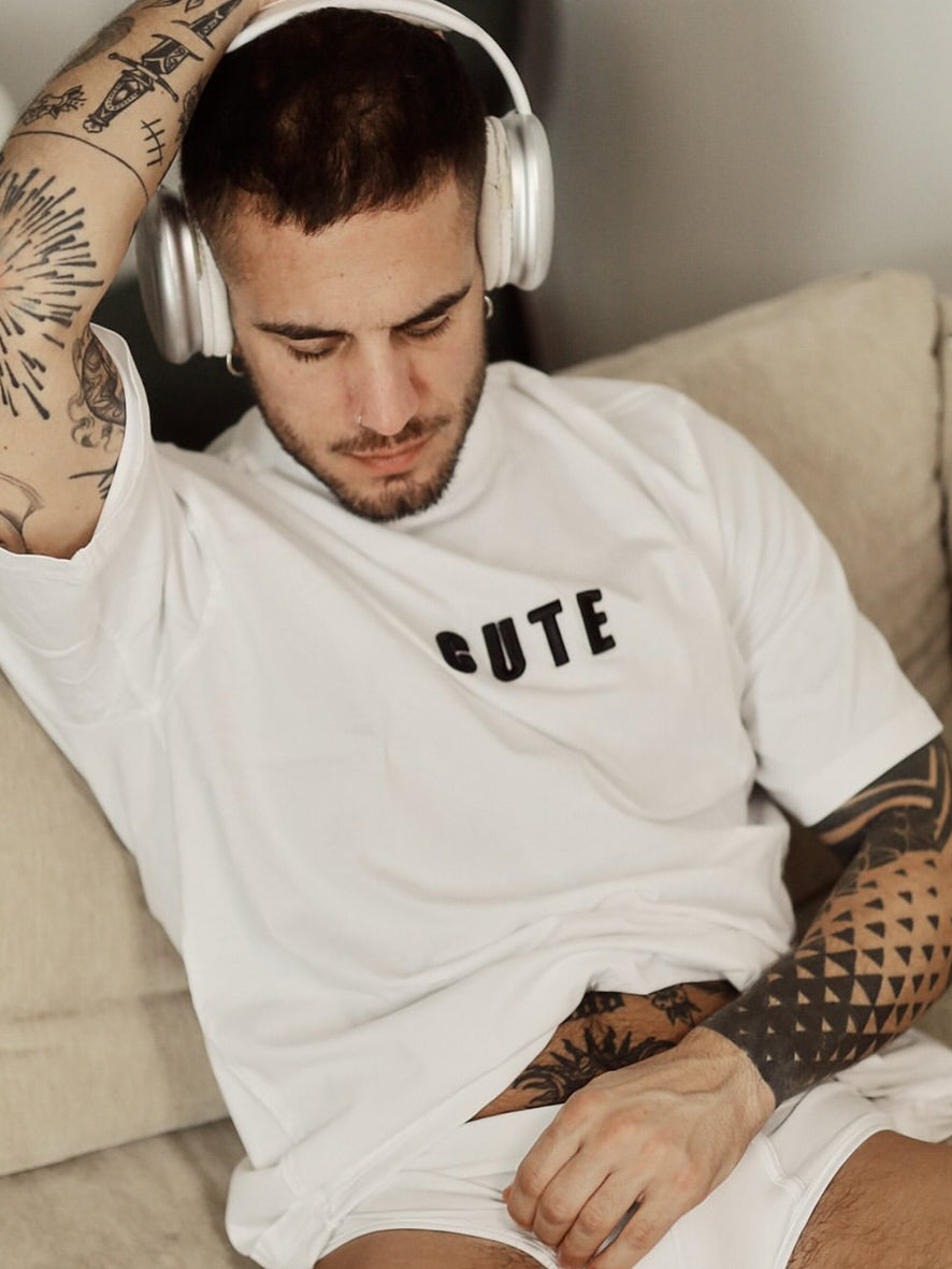 Cute Oversize White T-Shirt