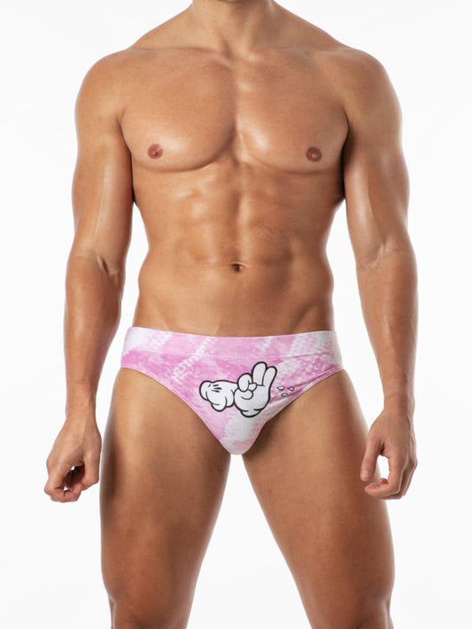 Dripped Swim Brief