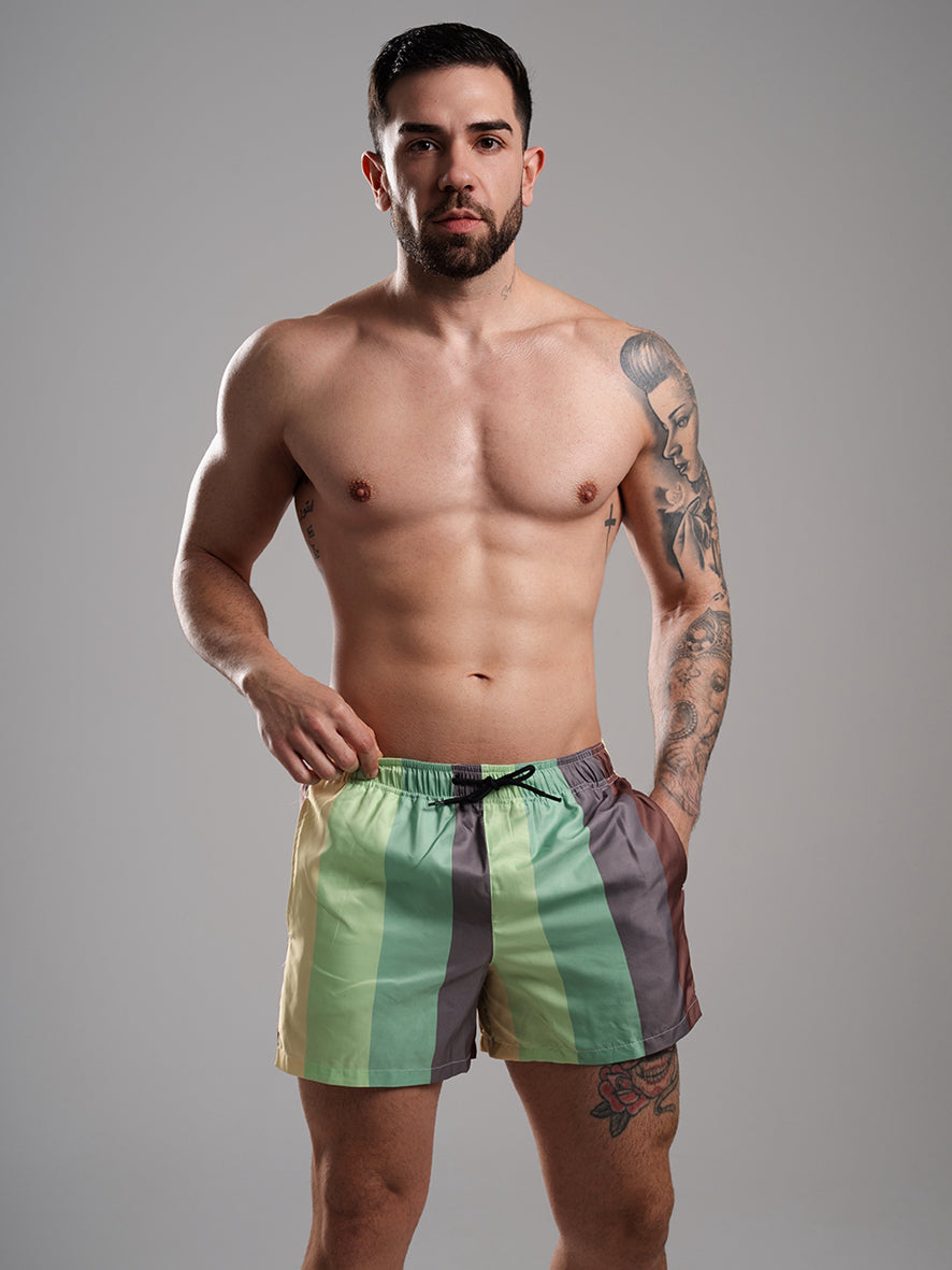 Pistachio Swim Shorts