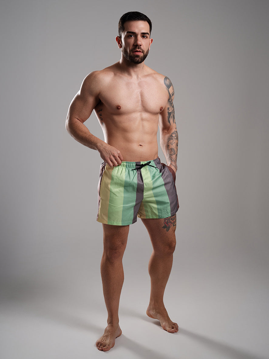 Pistachio Swim Shorts