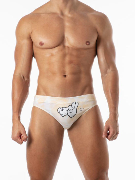 Splattered Swim Brief