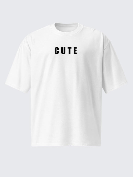 Cute Oversize White T-Shirt