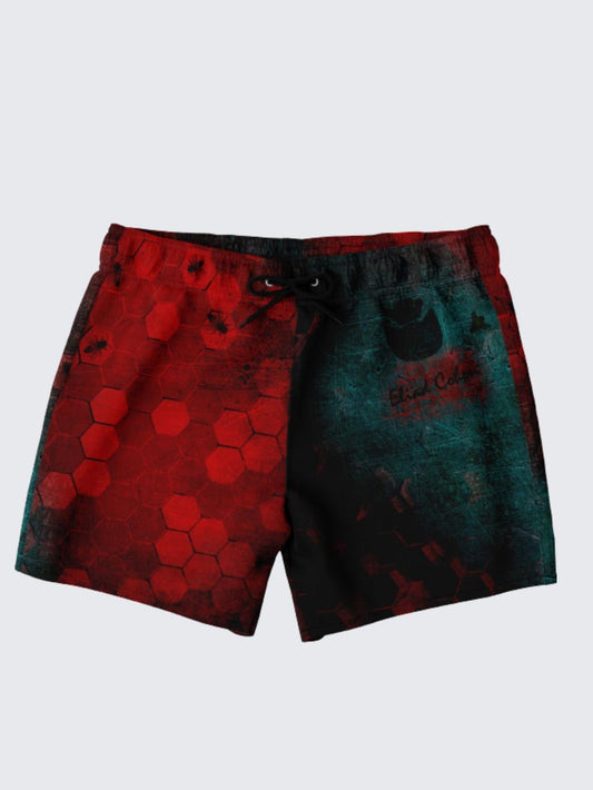 Dark Hive Swim Shorts