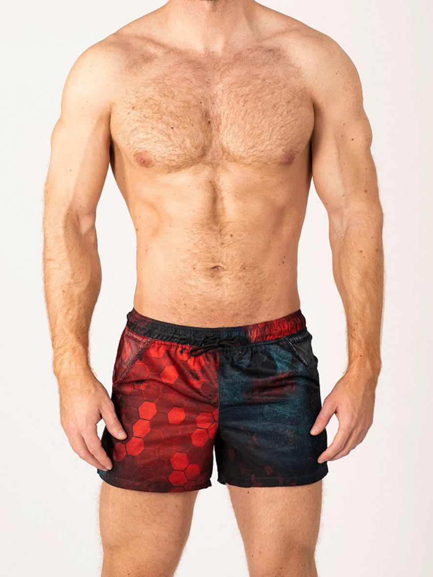 Dark Hive Swim Shorts