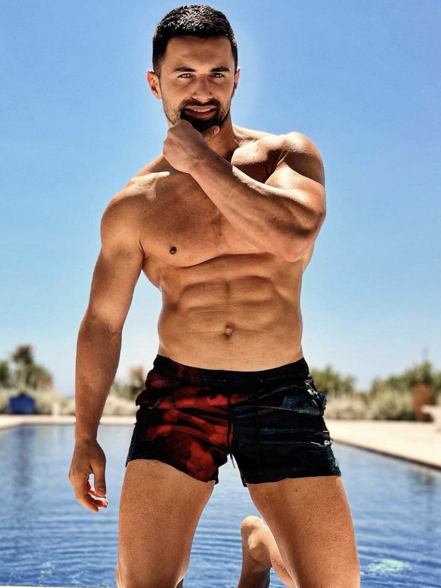 Dark Hive Swim Shorts