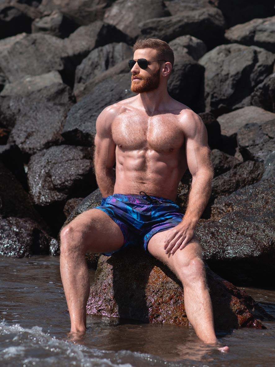 Neon Jungle Swim Shorts